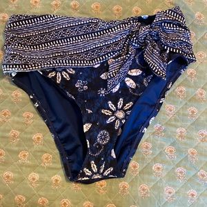 NWT bleu high waisted tie swim bottom